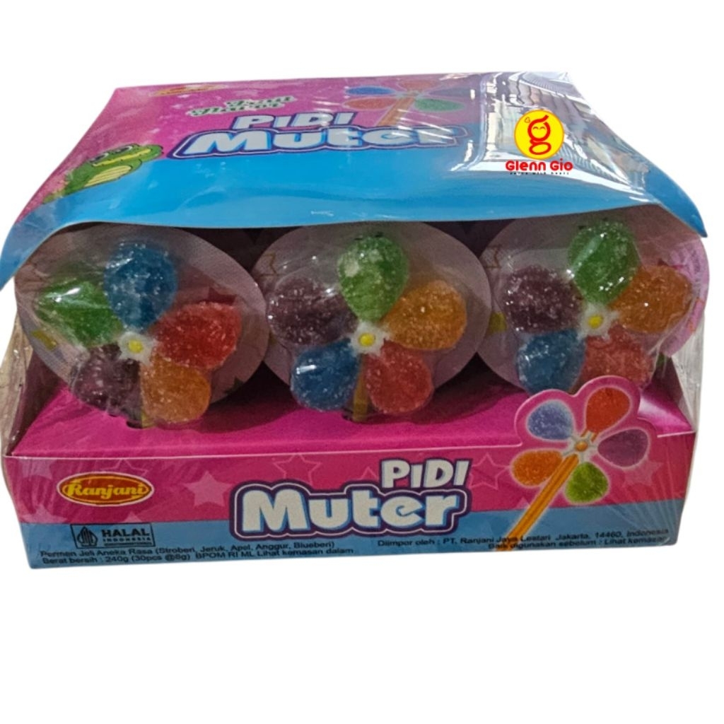 

Permen Lunak Kipas Pidi Muter pak isi 30 pcs