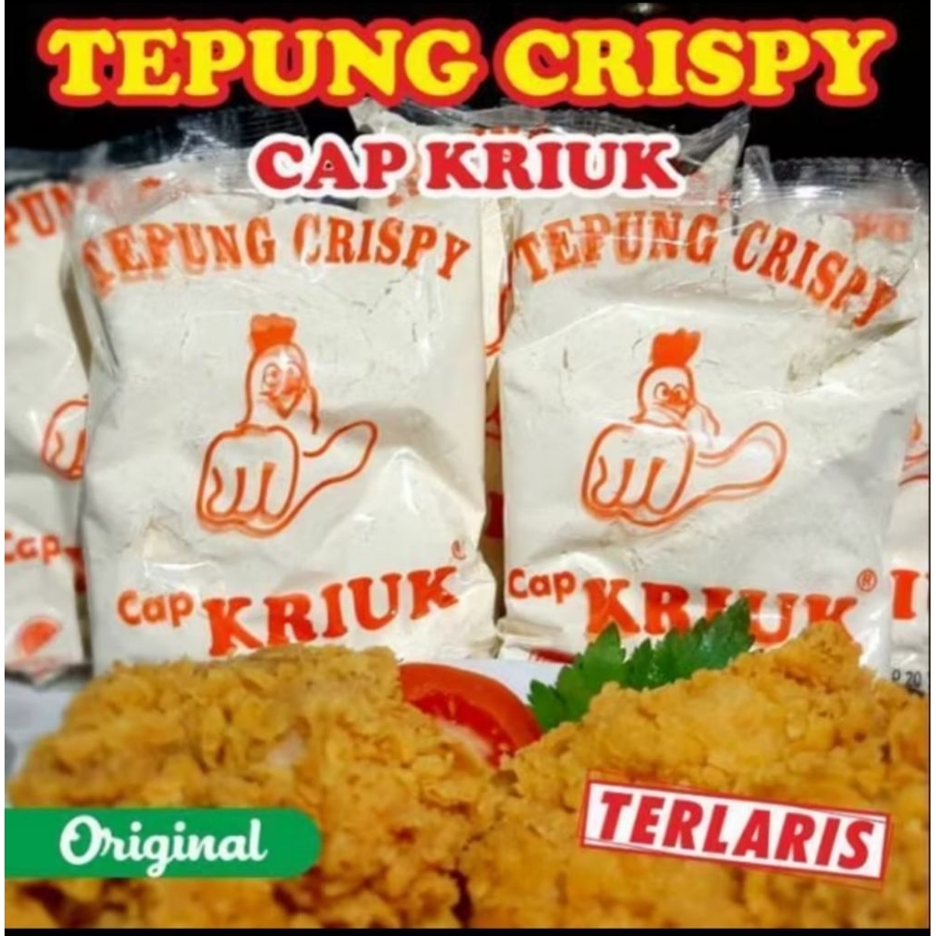 

TepungCrispy/CapKriuk/Original125gr/isi10pcs
