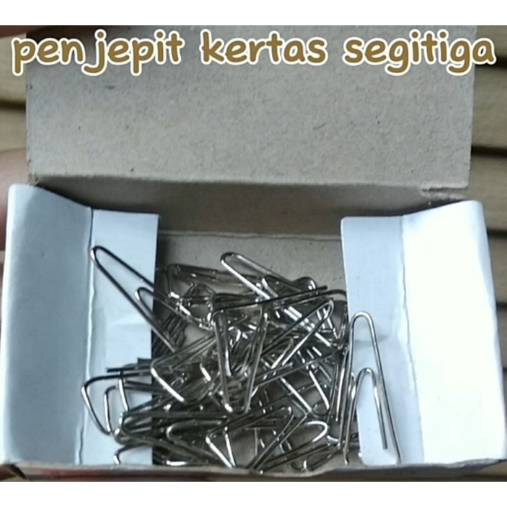 

Penjepit Kertas No.3 Trigonal Clips Pacbox || Isi Staples Etona No. 3