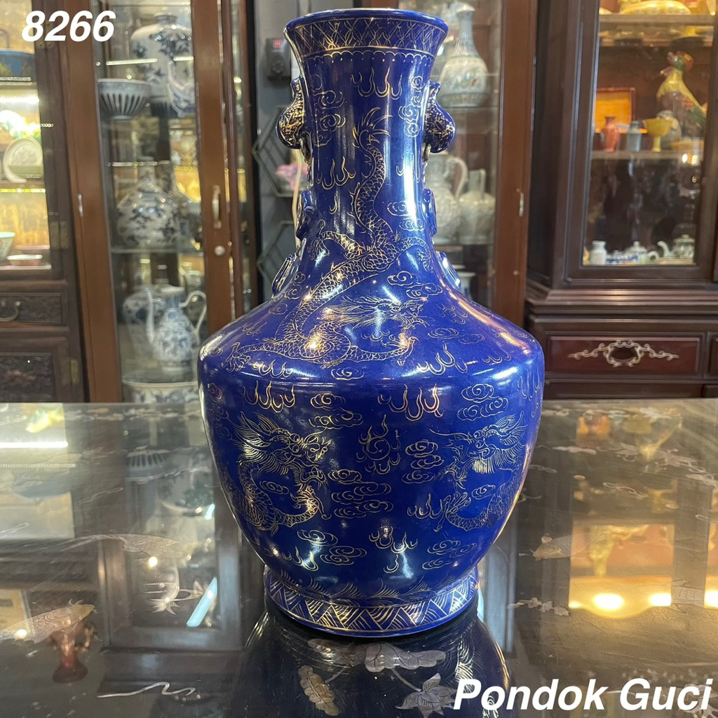 A fine rare Vase Qing Dinasty, guci antik, vas antik, keramik antik, barang antik, dekorasi rumah, h