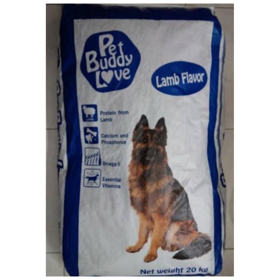 Pet buddy love dog food lamb 20 kg