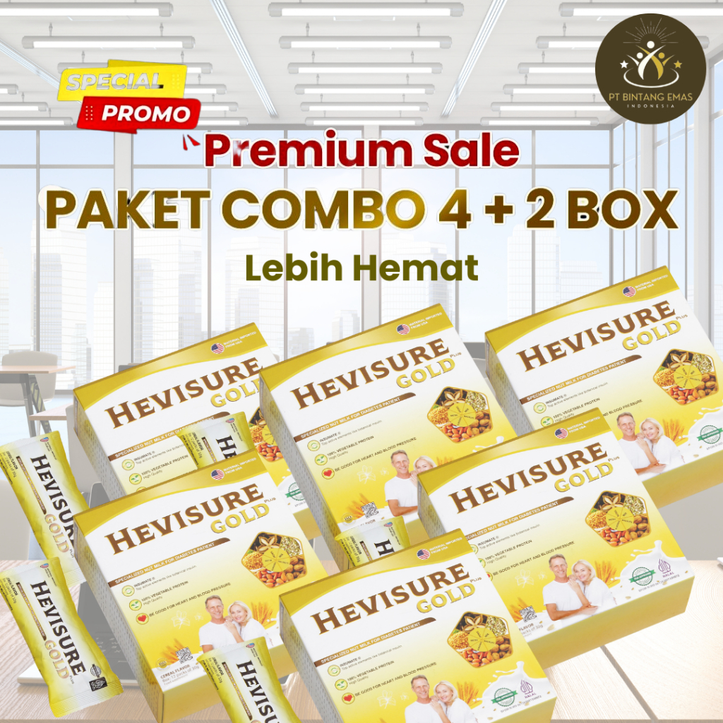 

HEVISURE GOLD PAKET 6 BOX | 100% Asli Original Resmi PT Bintang Emas Perdagangan Indonesia