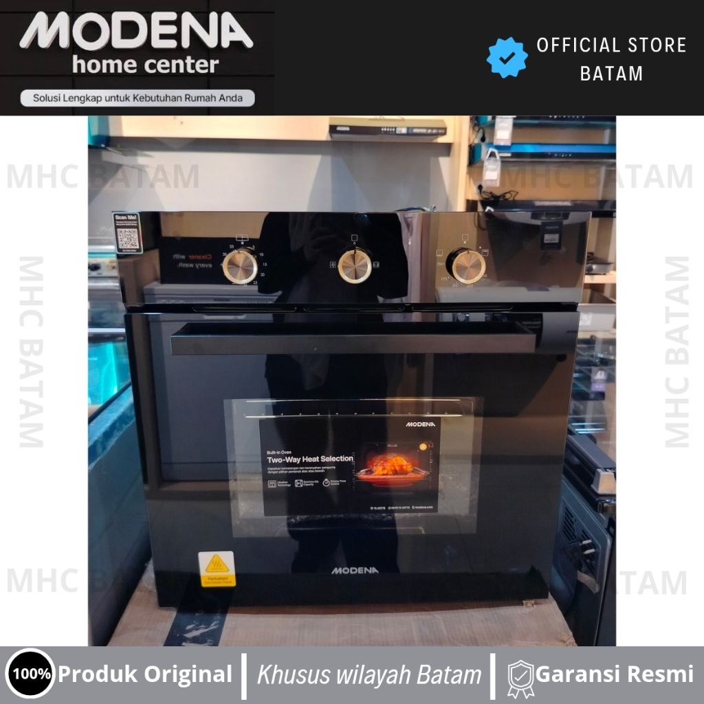 MODENA OFFICIAL STORE BATAM BO 0662 BABK OVEN GAS TANAM 60 LITER