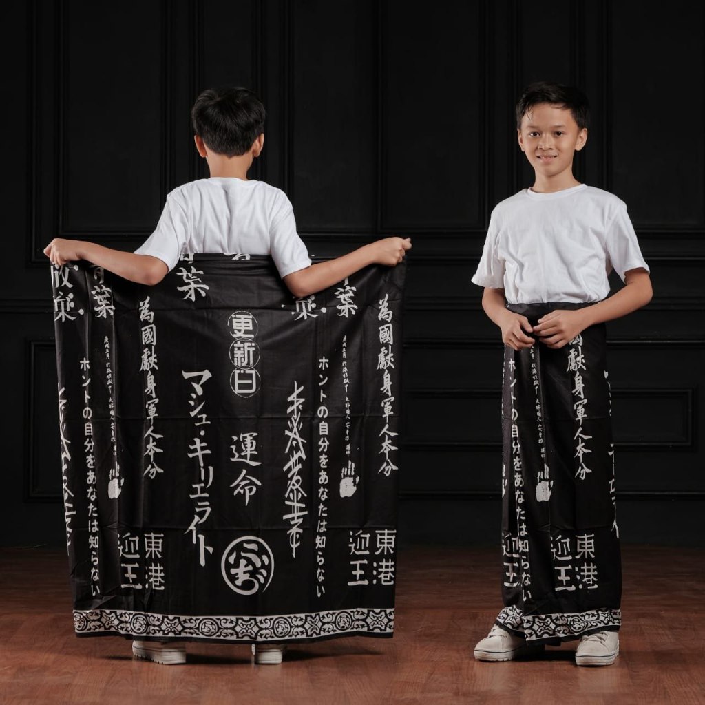 [BARU] Sarung Motif Akatsuki Japanese Anak Sarung Sakura Sarung Sinobi Anak Sarung Tretanmuslim