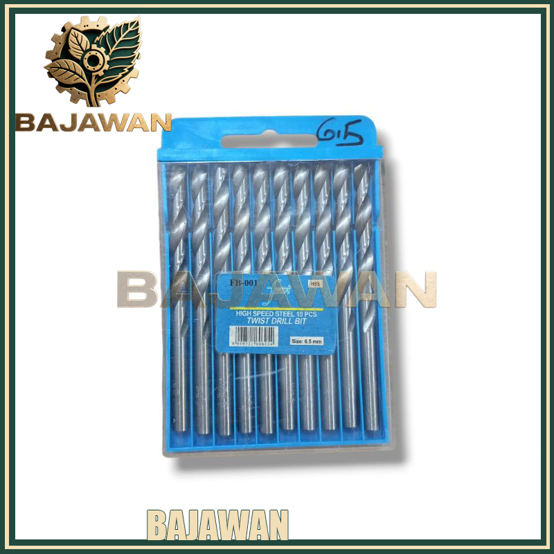 【Ready New Stock】Varian Kecil MATA BOR BESI FAWI FB-003 - HSS High Speed Steel, Ukuran 1mm--13mm (1 