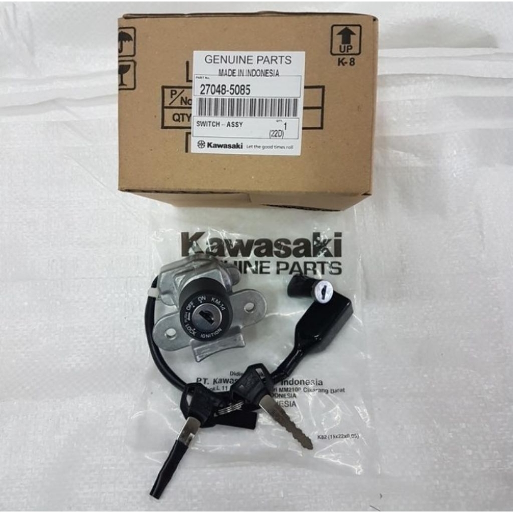 Kunci Kontak KLX 150 assy + kunci jok Original 27048-5085 Asli