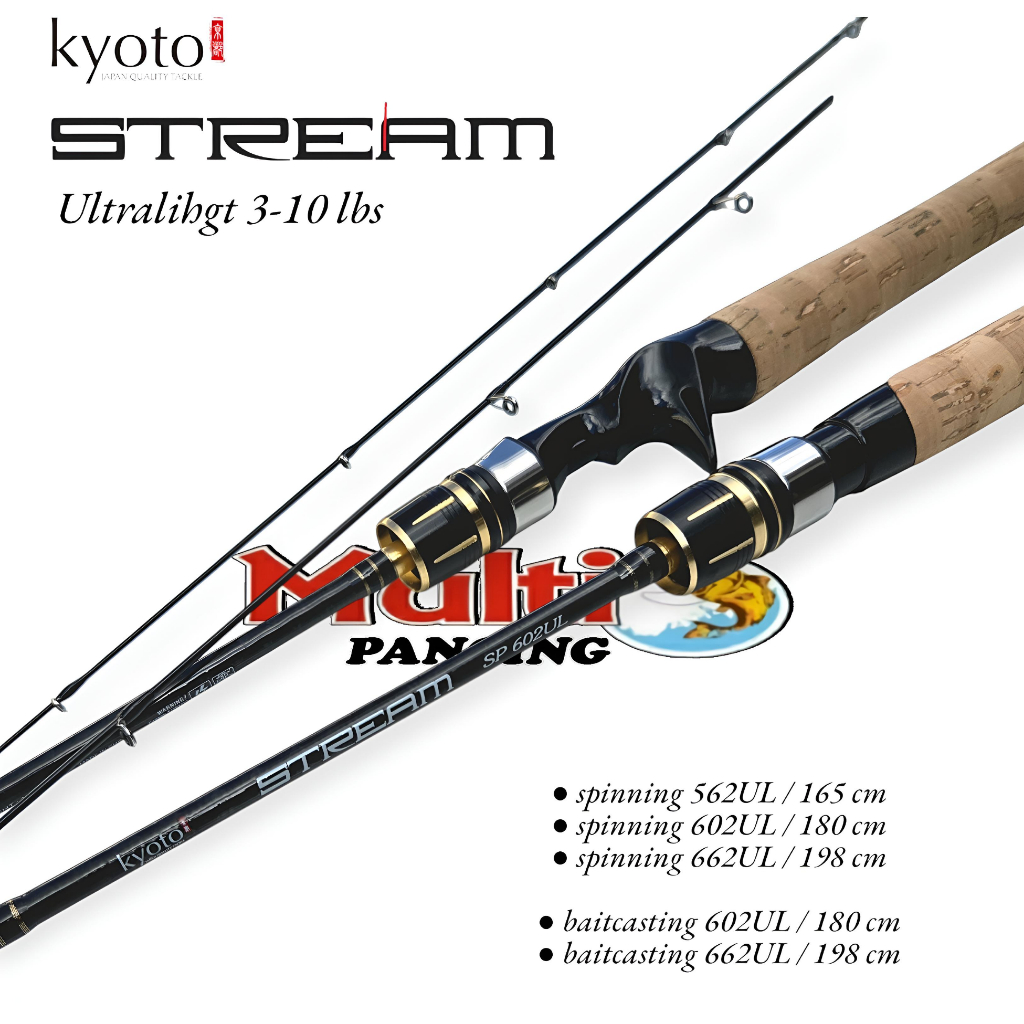 Joran UL kyoto STREAM spinning & BC 3-10lbs