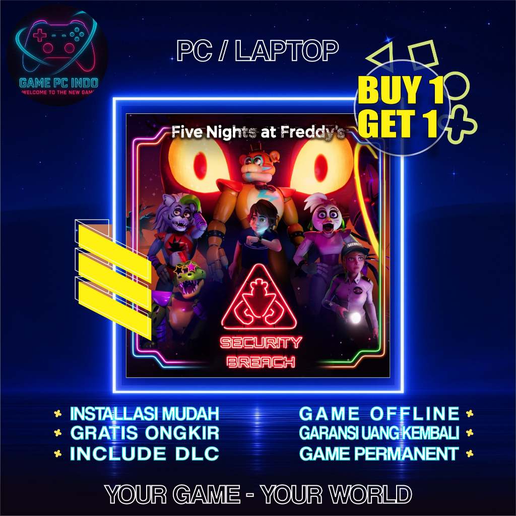 Five Nights at Freddys Security Breach PC LAPTOP