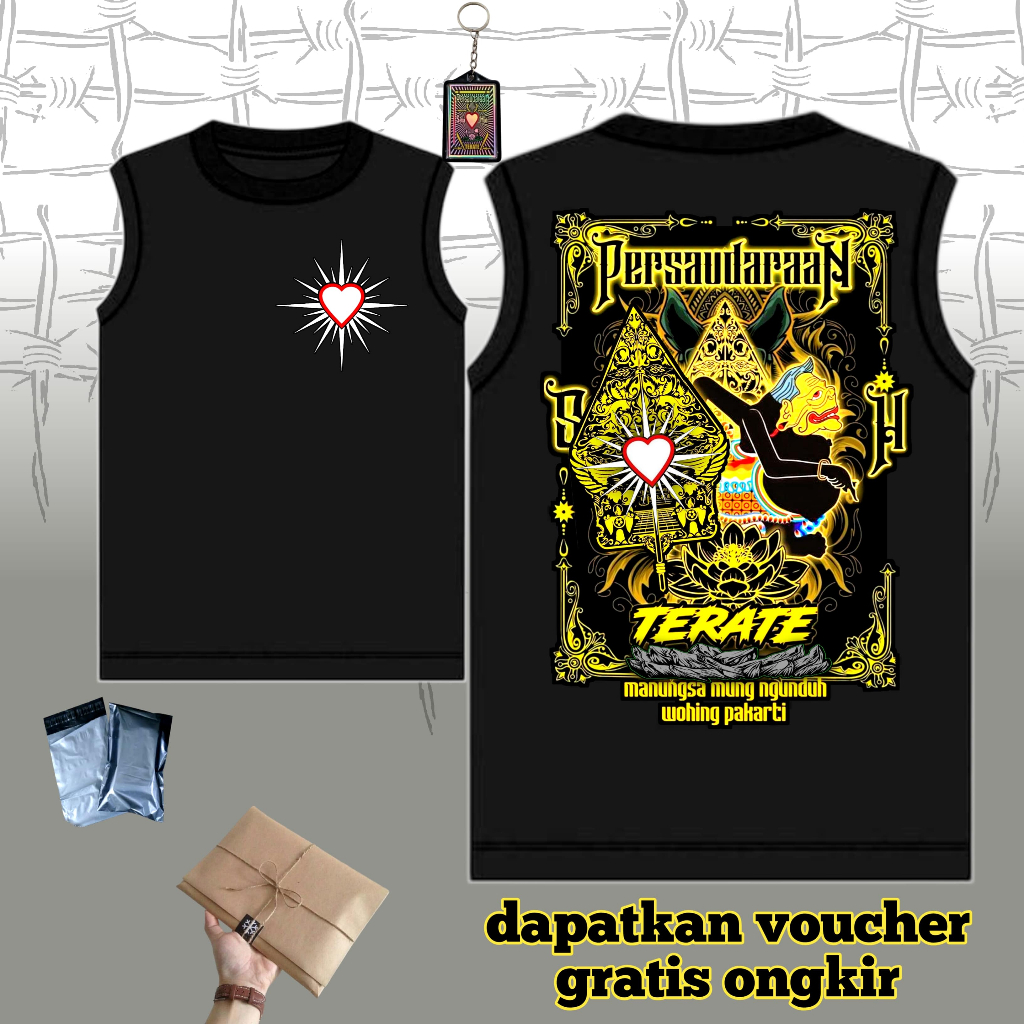 baju PSHT motif wayang eyang semar keren bida COD / kaos silat PSHT PUSAT MADIUN