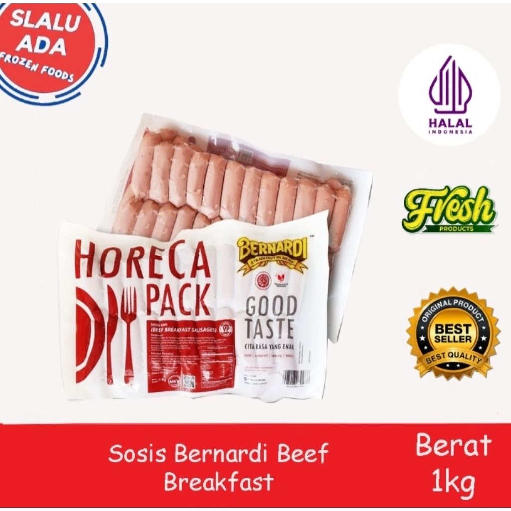 

Bernardi Sosis Sapi Beef Breakfast 1kg