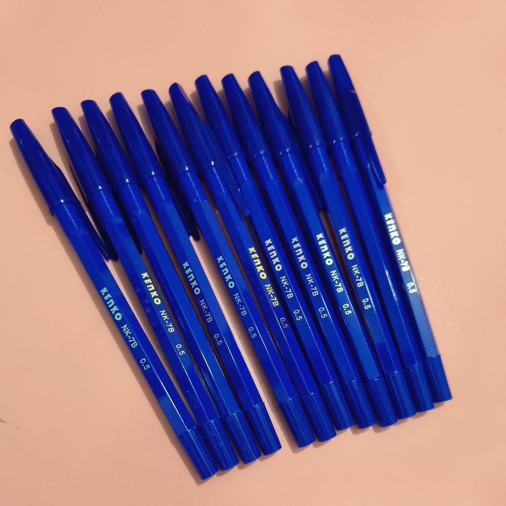 

pulpen warna biru