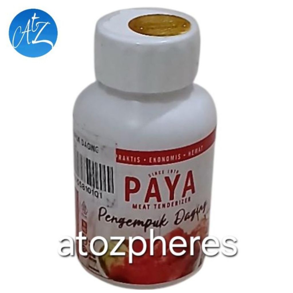 

Pengempuk daging halal MUI tanpa bahan aditif MSG bebas gluten free PAYA Meat Tenderizer 70g