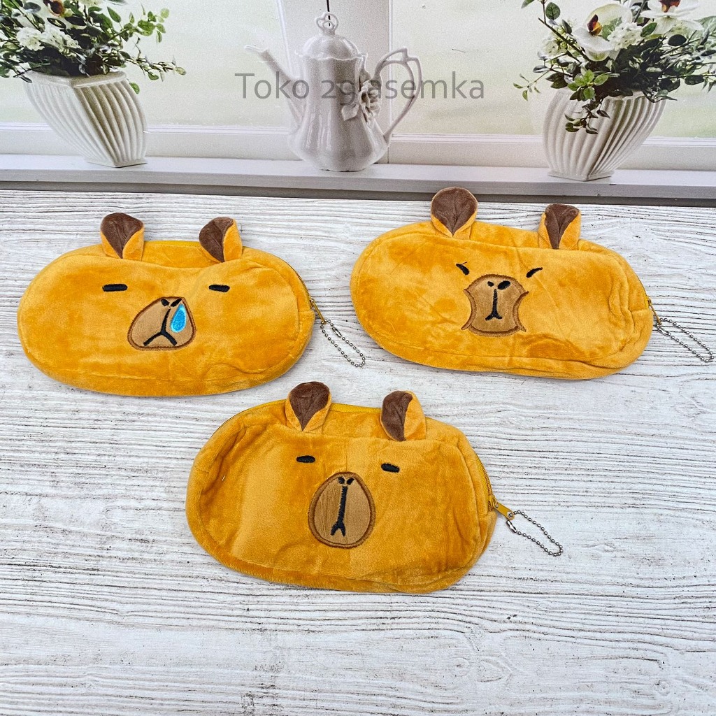 

KOTAK PENSIL KAIN CAPYBARA PLUSHY PENCIL CASE TEPAK LUCU UNIK IMUT ALAT TULIS KANTOR SEKOLAH MURAH