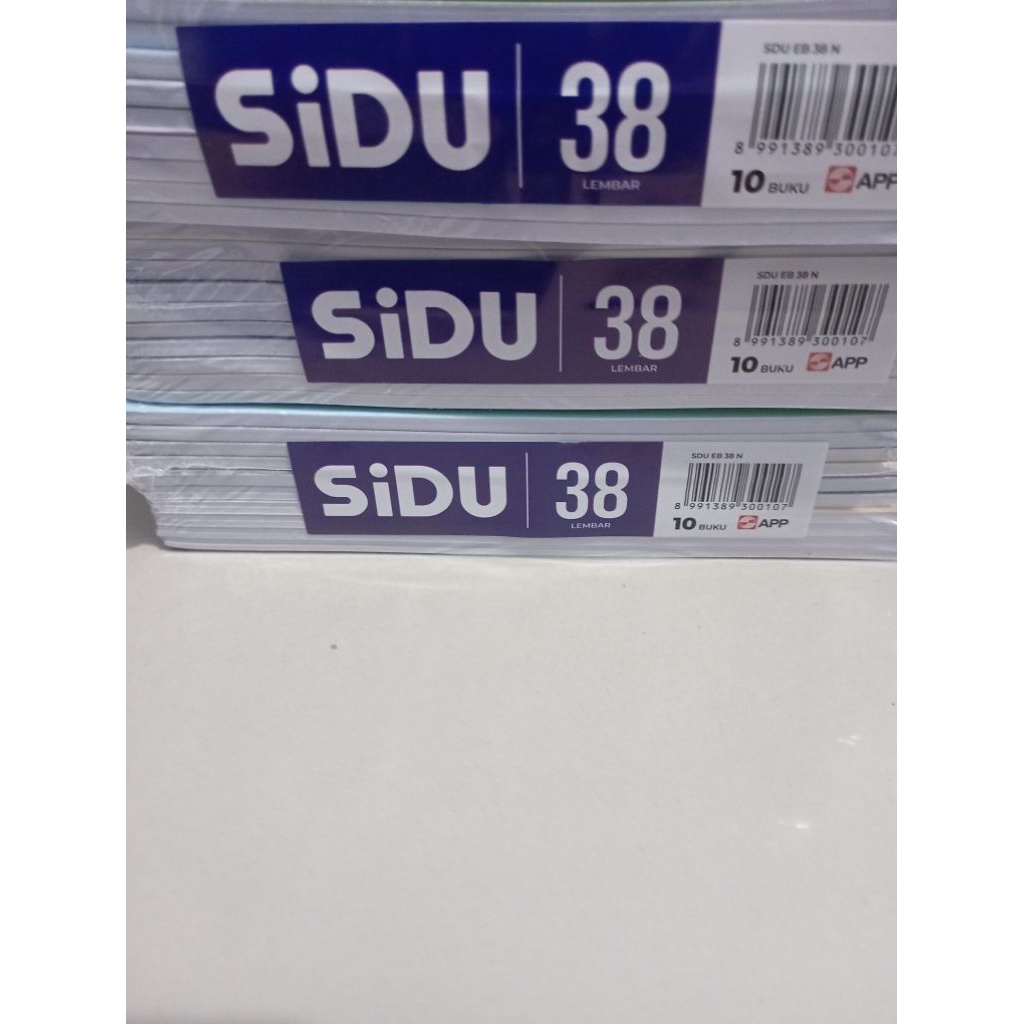 

buku tulis SIDU 38 lembar 1 pak isi 10 Buku SIDU