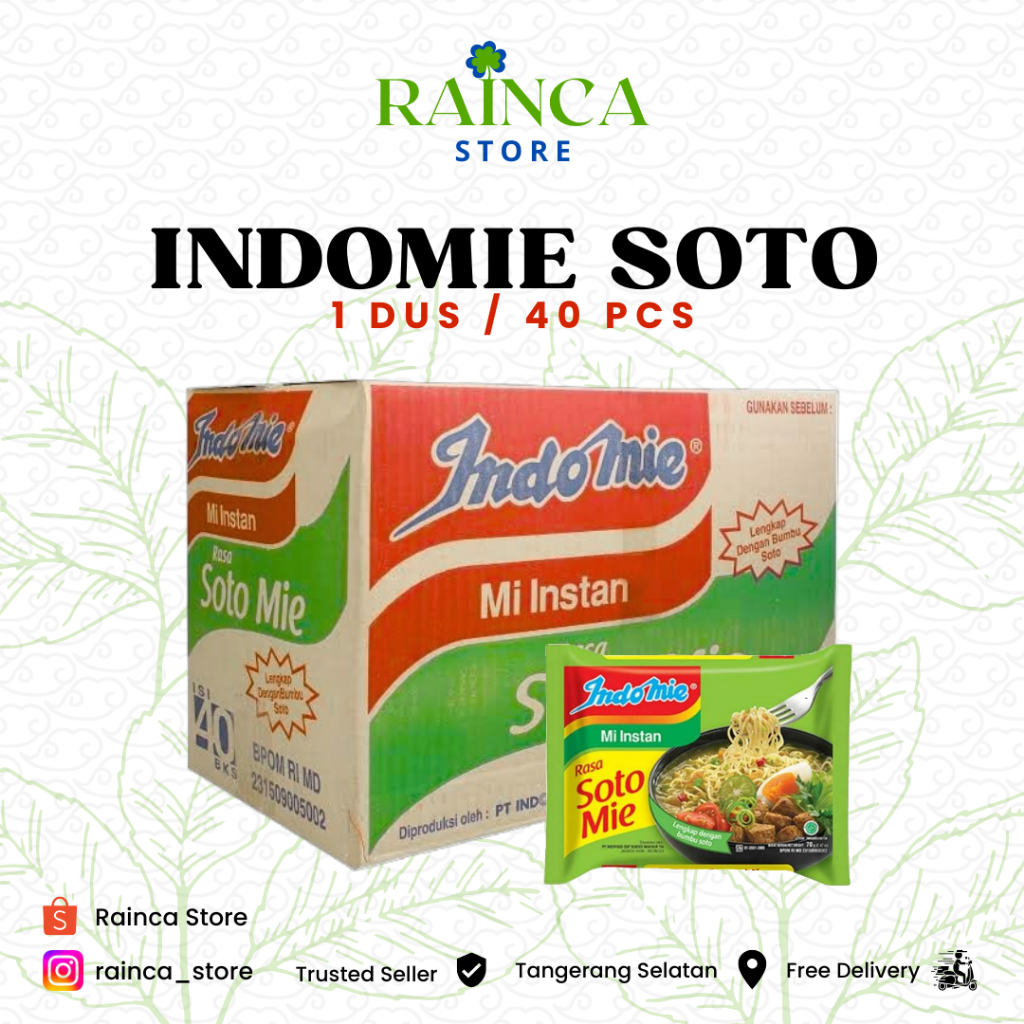 

Indomie Soto Mie 40 Pcs 1 dus Tangerang Selatan
