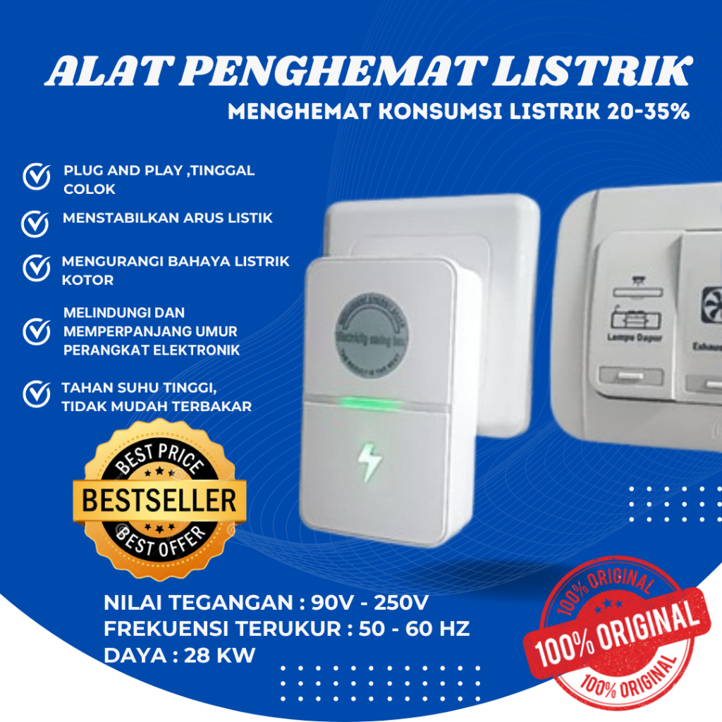 Stabilizer Listrik Alat Penghemat Listrik 900 Watt Hemat Daya Stavol Stavolt Listrik Box Stabiliser