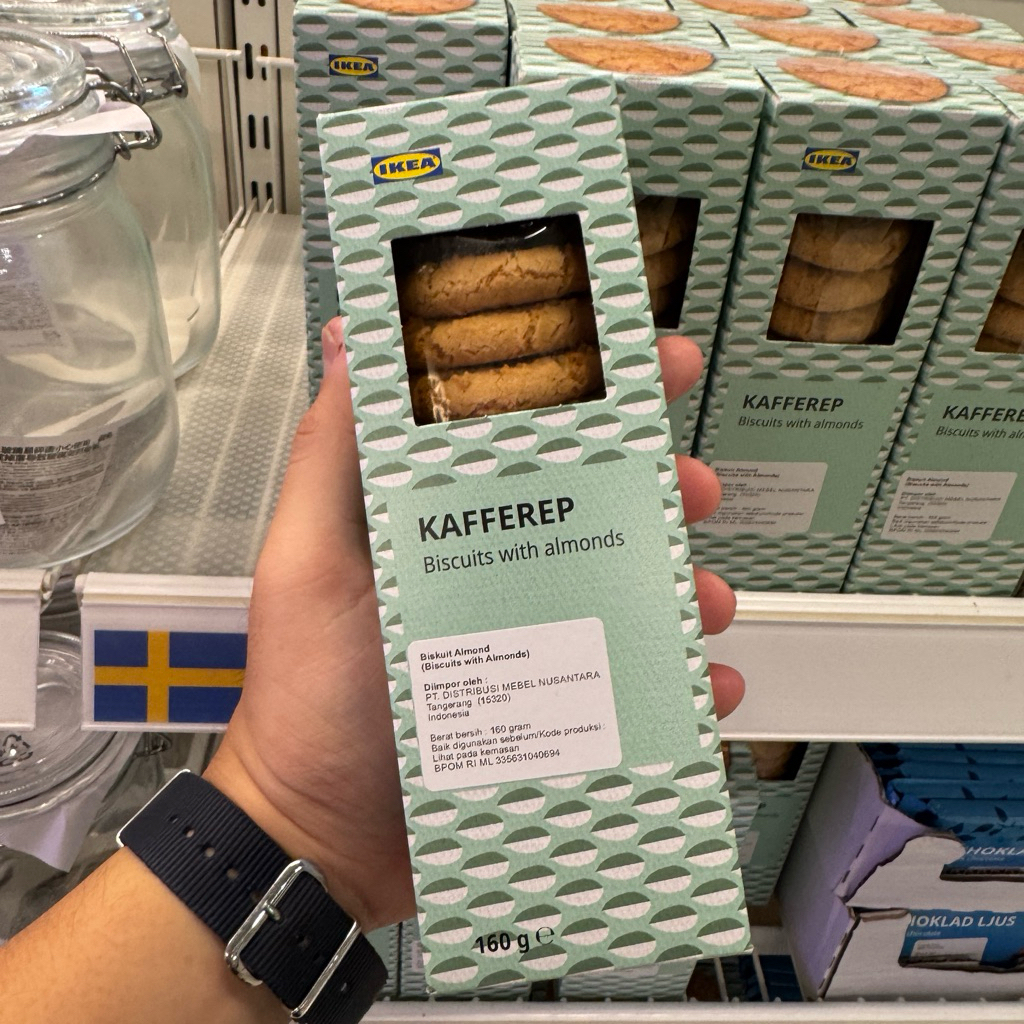 

IK3A Biskuit Almond Kacang / Biskuit Oat Gandum / Biscuits Swedia Kafferep