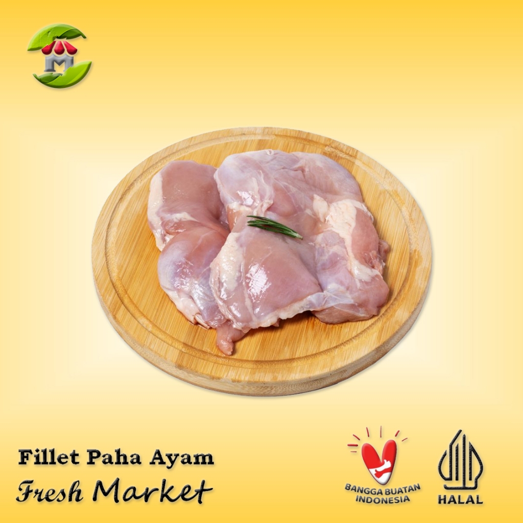 

[JAKBAR] Boneless Fillet Paha Ayam Tanpa Kulit Pack 970gr - 1kg