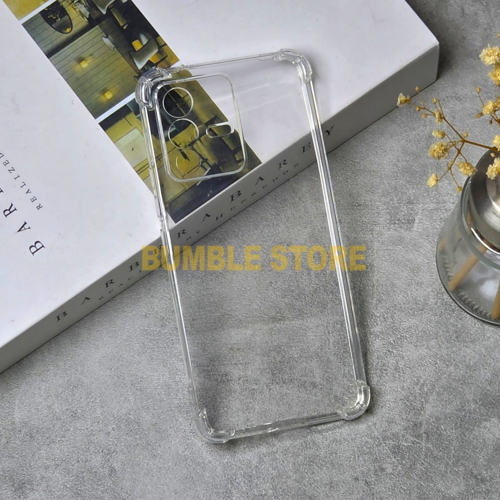 Bumble - Softcase Anticrack tebal Case Bening Vivo V23 5G Vivo V23E Vivo V25 5G Vivo V27 Vivo V27E V