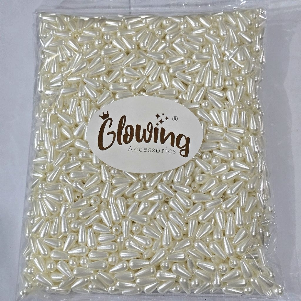 MUTIARA SEMI JEPANG bentuk TETES per 10gram, mutiara jepang