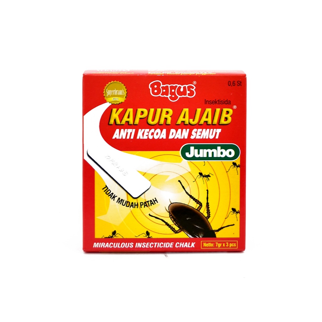 Kapur Ajaib Bagus Jumbo Original - Kapur Anti Kecoa Semut Seranggam - Kapur Pembasmi Hama