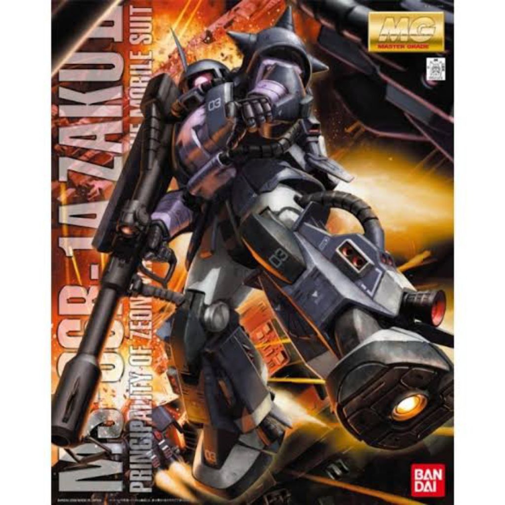 Bandai MG Zaku II High Mobility Black Tri-Star Custom