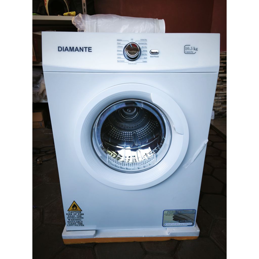 Dryer Diamante Optimus 10.5kg konversi gas