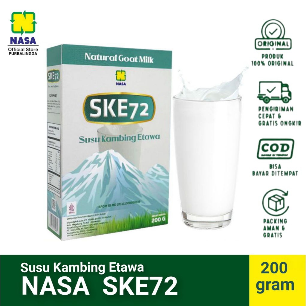 

SUSU KAMBING ETAWA SKE72 NASA Original, Susu Murni Kambing Etawa