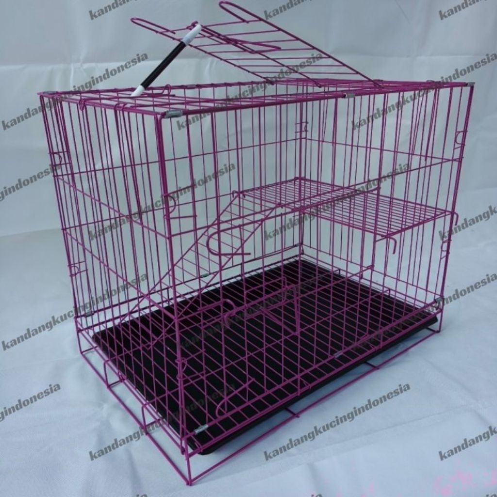 kandang kucing 2 tingkat