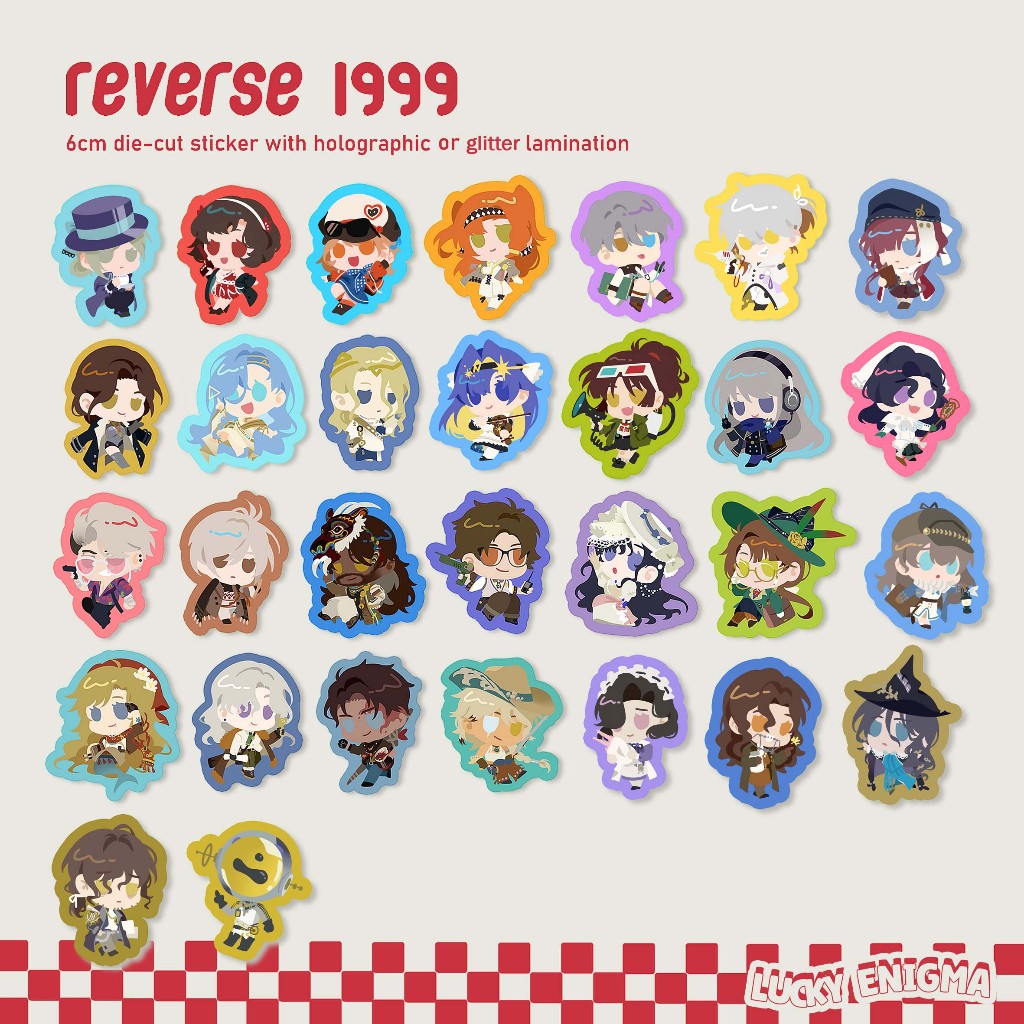 

[FAN MERCH] Reverse:1999 Stiker Die-Cut
