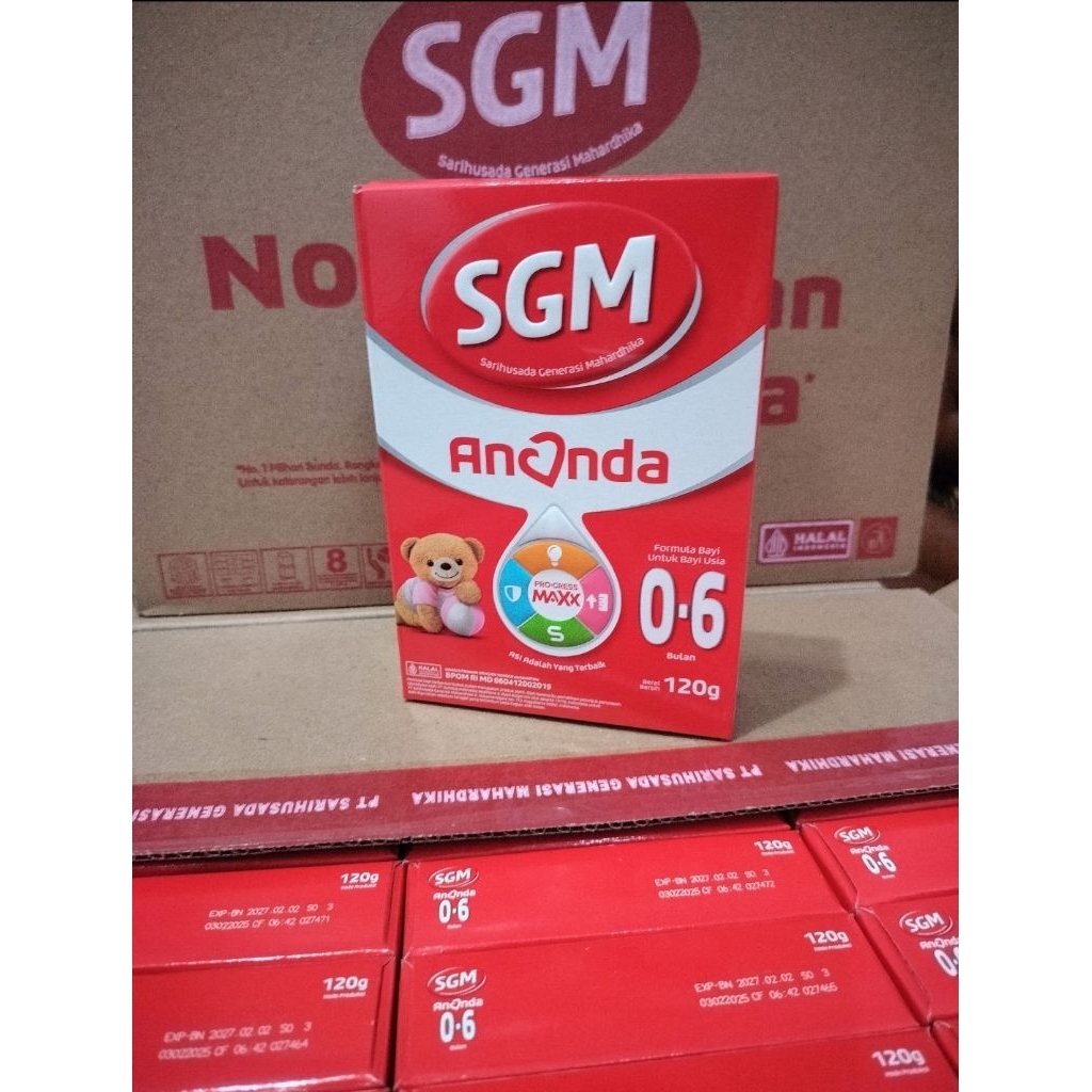 susu sgm bayi usia 0-6 bulan 120 gr  gratis bubble wrap kardus