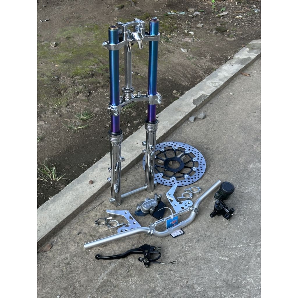 paket ganteng rx king shock depan ninja fullset