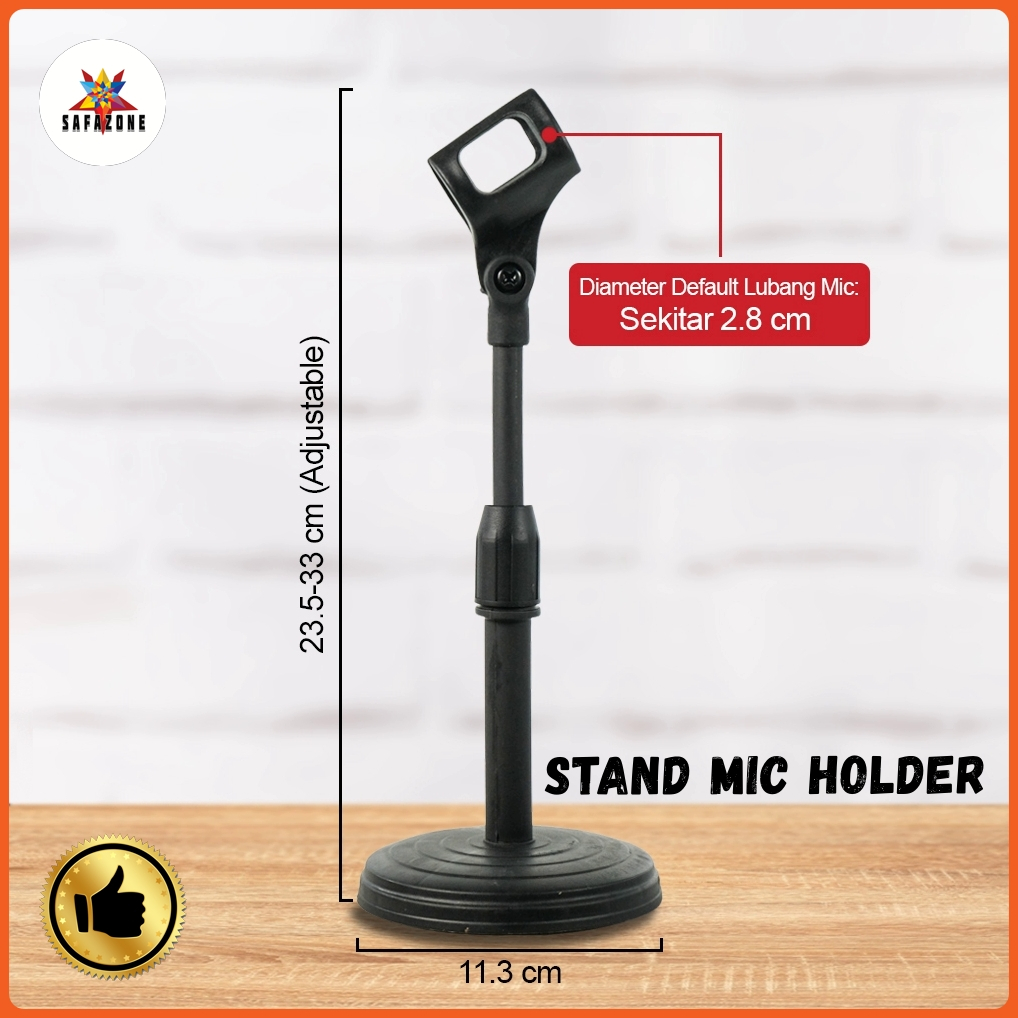 stand microphone mic holder Stand Mic Holder Mini Adjustable
