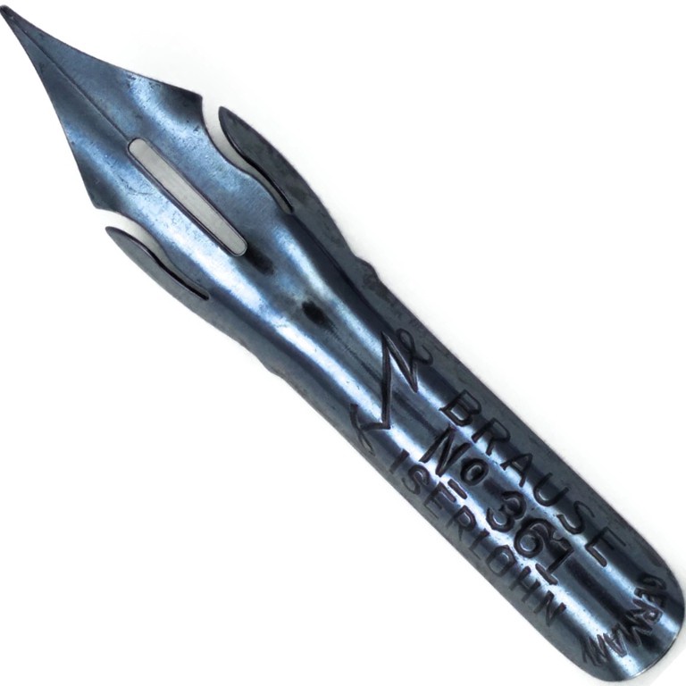 

KODE D99N Brause Steno 361 Blue Pumpkin Calligraphy Kaligrafi Nib