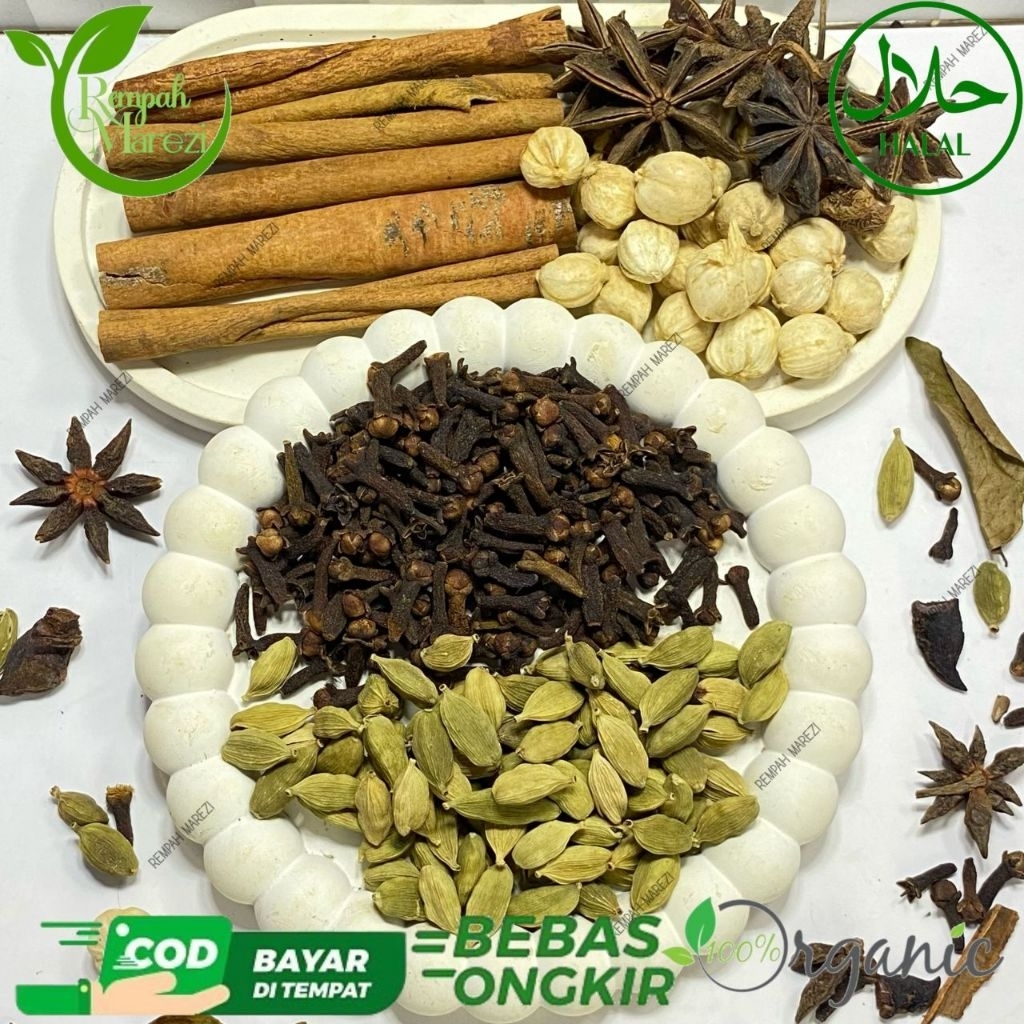 

rempah PELENGKAP untuk masak 1ltr/1kg beras