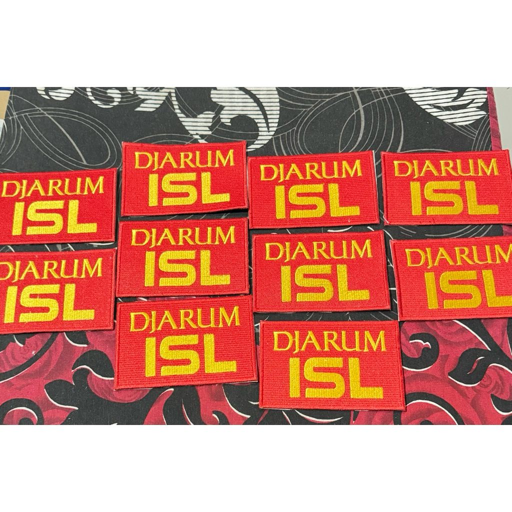 Patch Bordir Djarum ISL Merah
