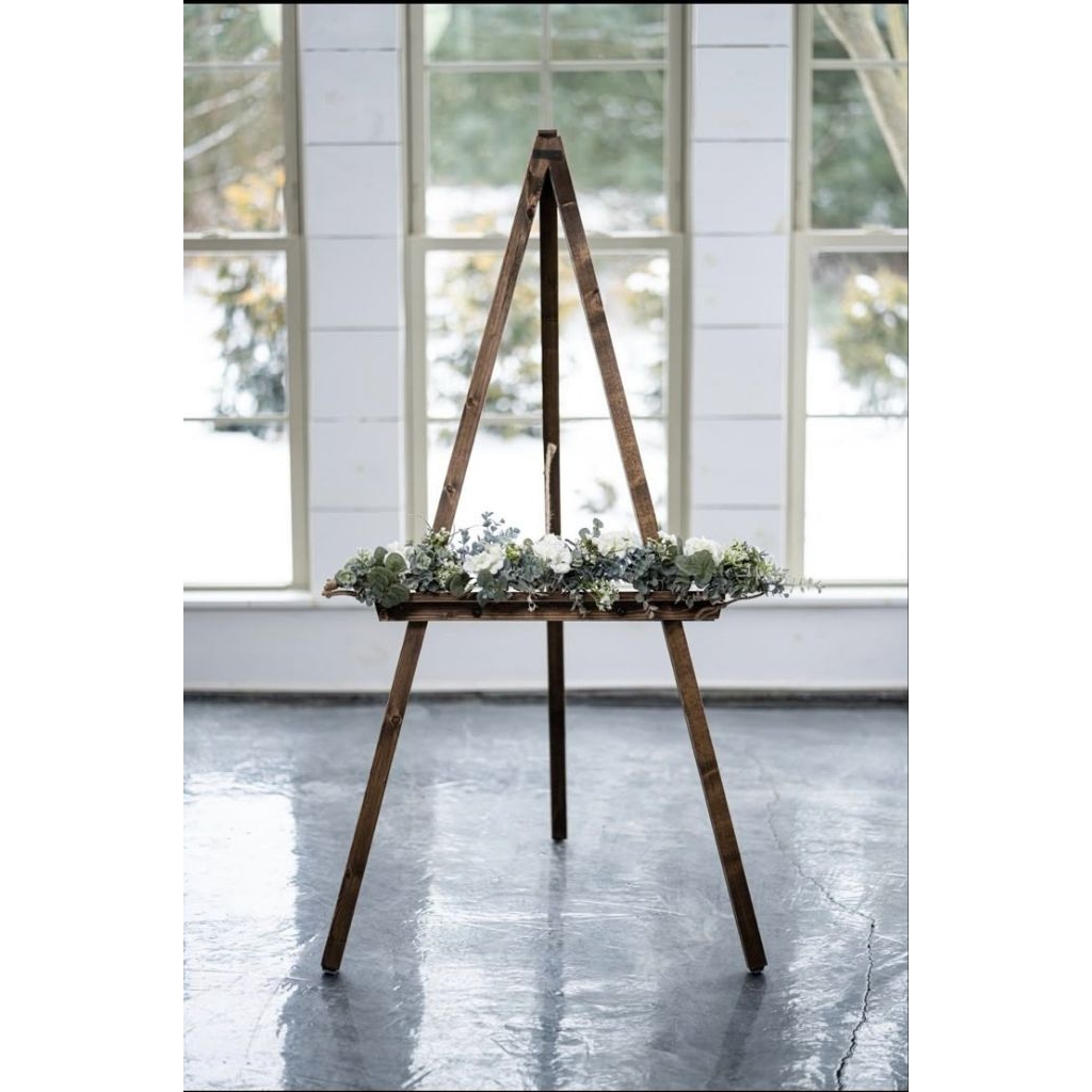 

Standing Easel Rak Stand Tempat Pigura Pajangan Foto Tempat Lukis Rak Foto Wedding