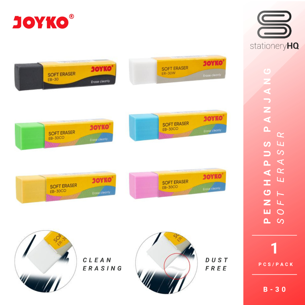 

Soft Eraser / Penghapus / Stip Joyko 30 Panjang