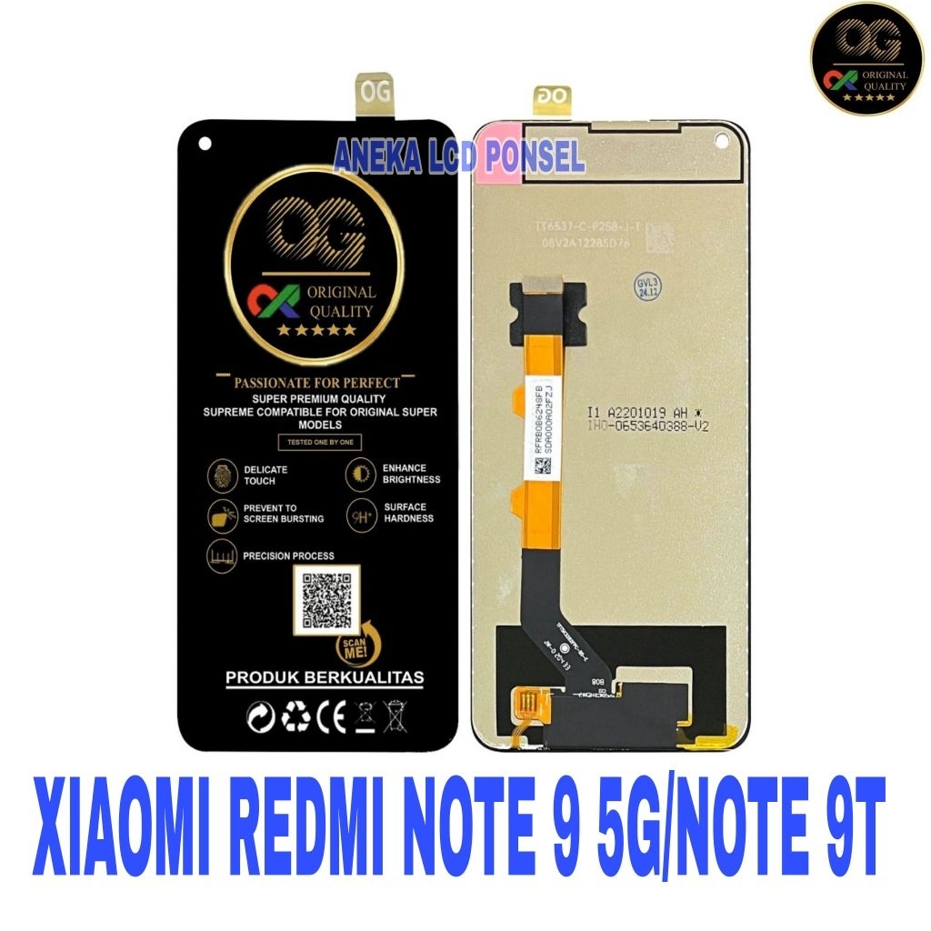 LCD XIAOMI REDMI NOTE 9 5G/NOTE 9T