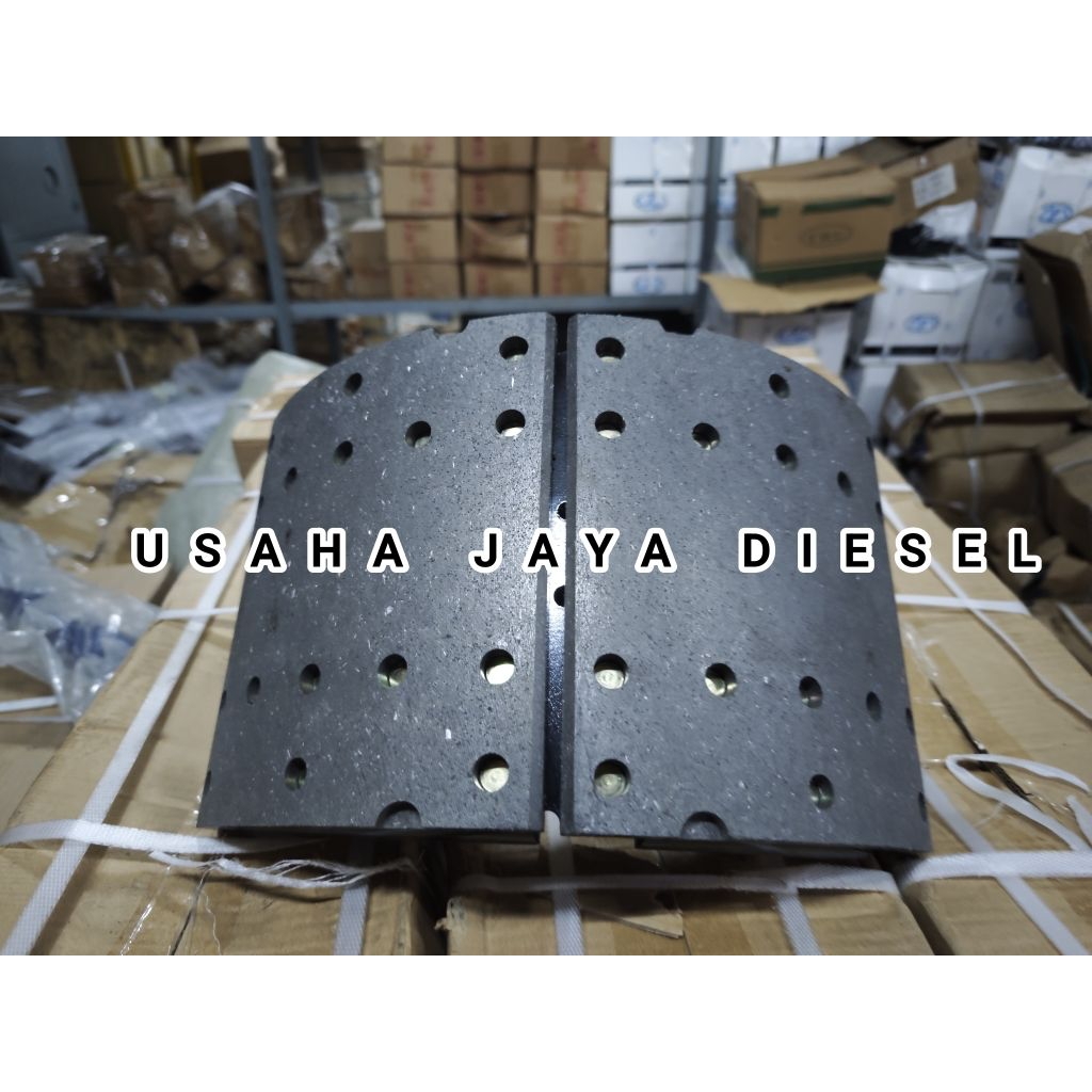 Kampas Rem Belakang Brake Shoe Assy Hino 500 FM 260 JD S4605-EV050 EV020 Model Sayap