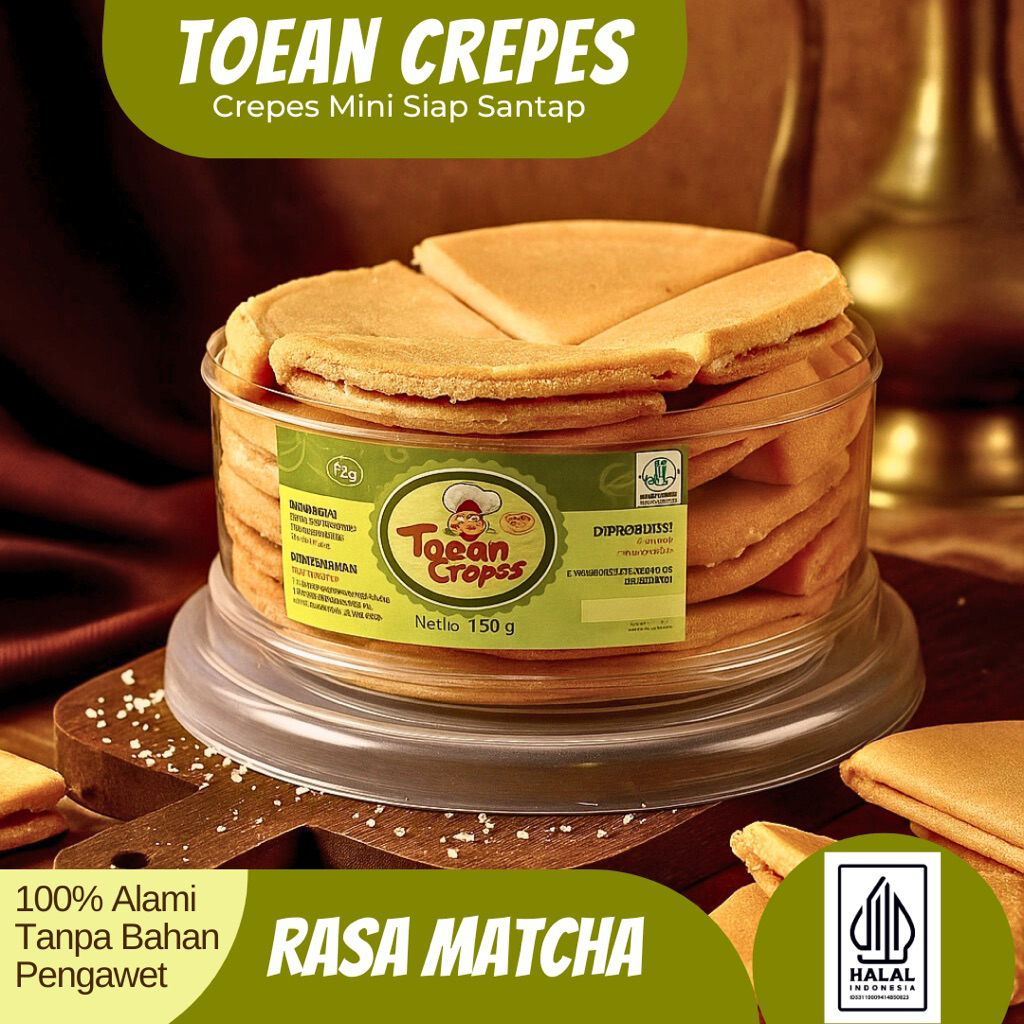 

Toean Crepes -Makanan Ringan/Cemilan - Kue Kering - Crepes/Semprong - Varian Rasa