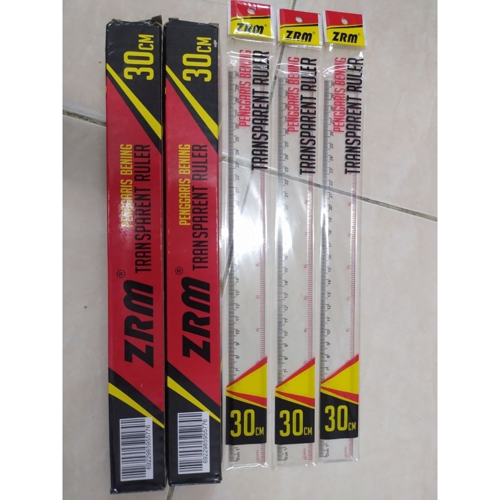 

(12 biji )Penggaris 30 cm zrm