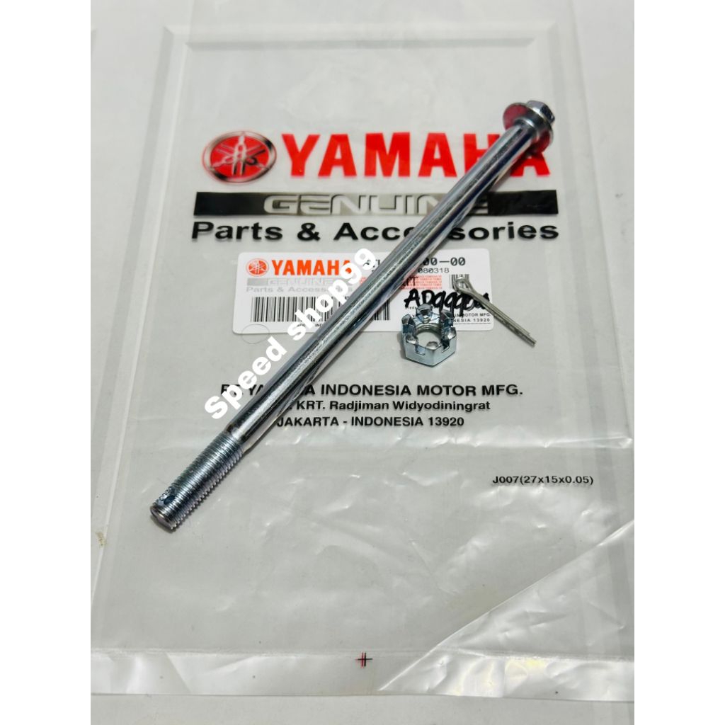 As roda depan+Mur baut 5TL/5TP Mio sporty Mio soul karbu Fino karbu Mio smile Mio j Mio GT 115 X-Rid