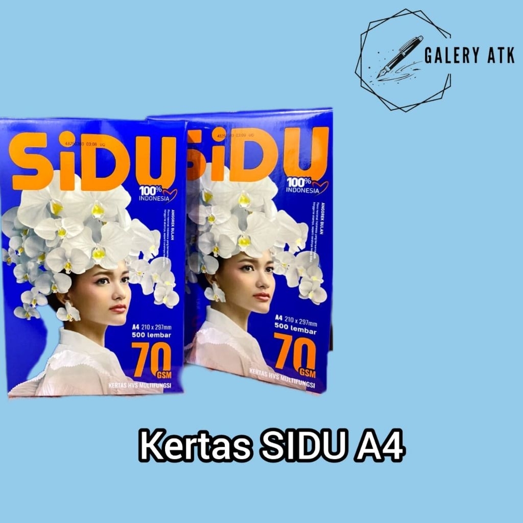 

Kertas HVS A4 SIDU 70 GSM ISI 500 LEMBAR