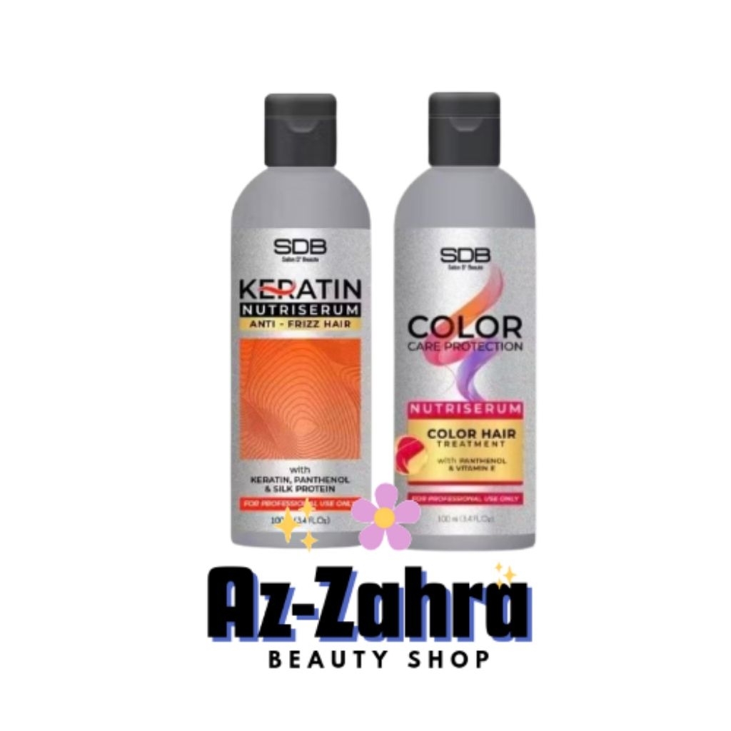 SDB Hair Serum Keratin / SDB Hair Serum Color 100ml Vitamin Rambut / Serum Rambut / Treatment Perawa