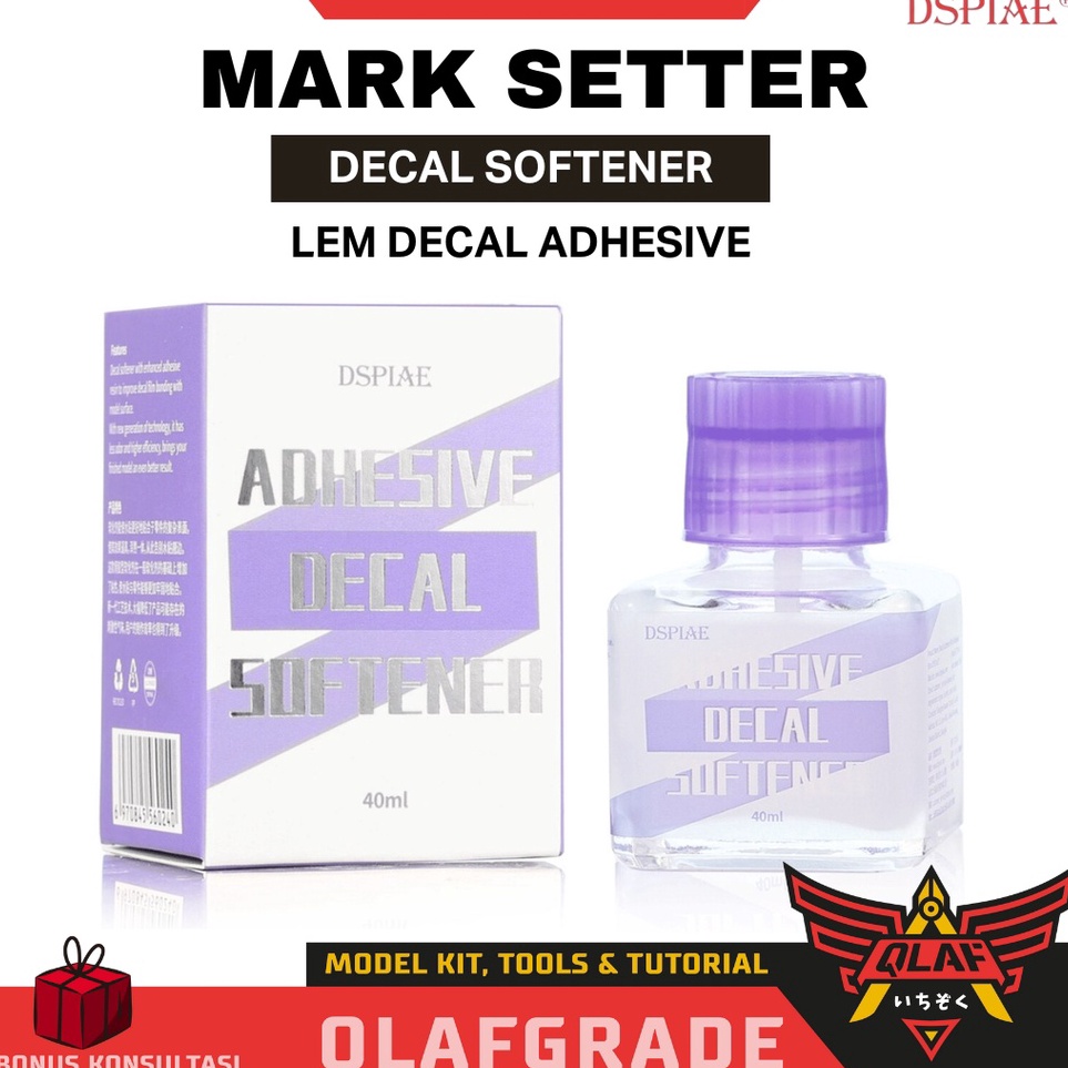 KODE K54B Mark Setter Dspiae  Lem Decal Adhesive decal softener