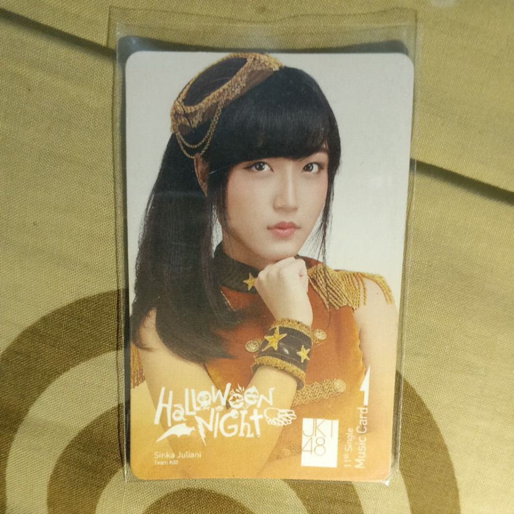 music card sinka Halloween night JKT48