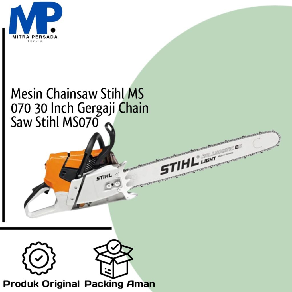 Mesin Chainsaw Stihl MS 070 30 Inch Gergaji Chain Saw Stihl MS070