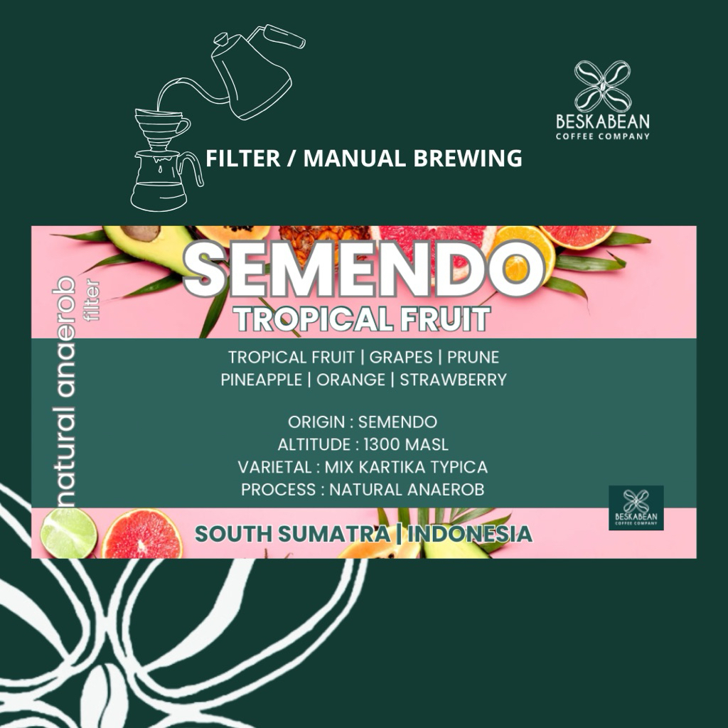 

kopi arabica semendo natural anaerob | Beskabean | Natural anaerob