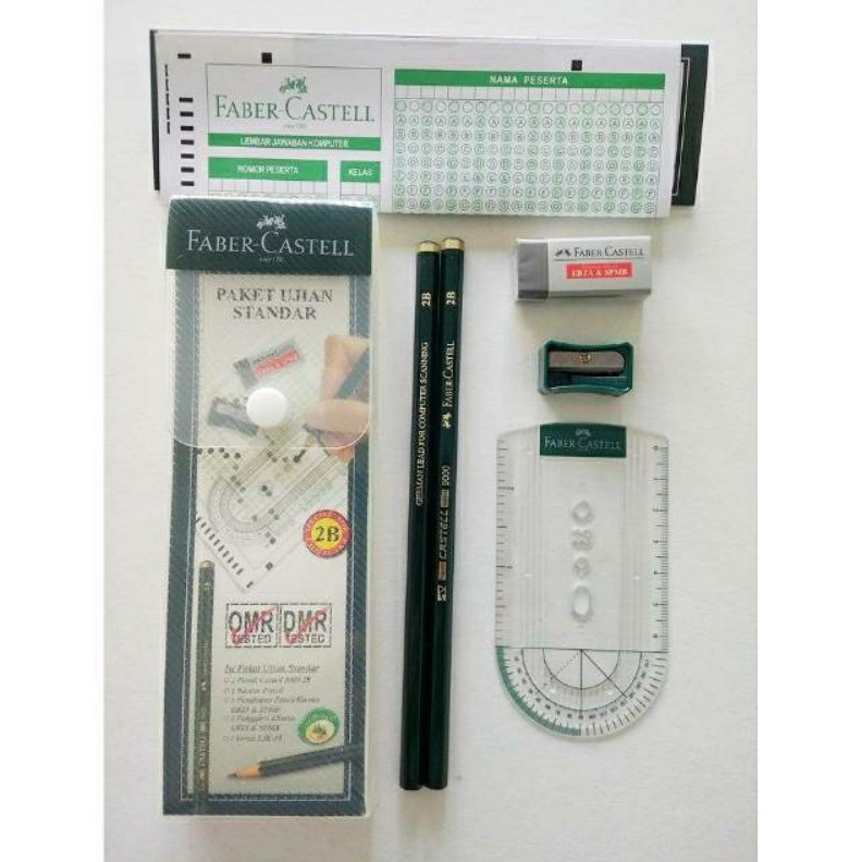 

KODE B94W Paket Ujian Faber Castell Standard Tempat pensil FABERCASTELL paket ujian standar standard original fabercastell